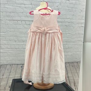 American Princess Pink Pleated Sundress for Wedding Guest